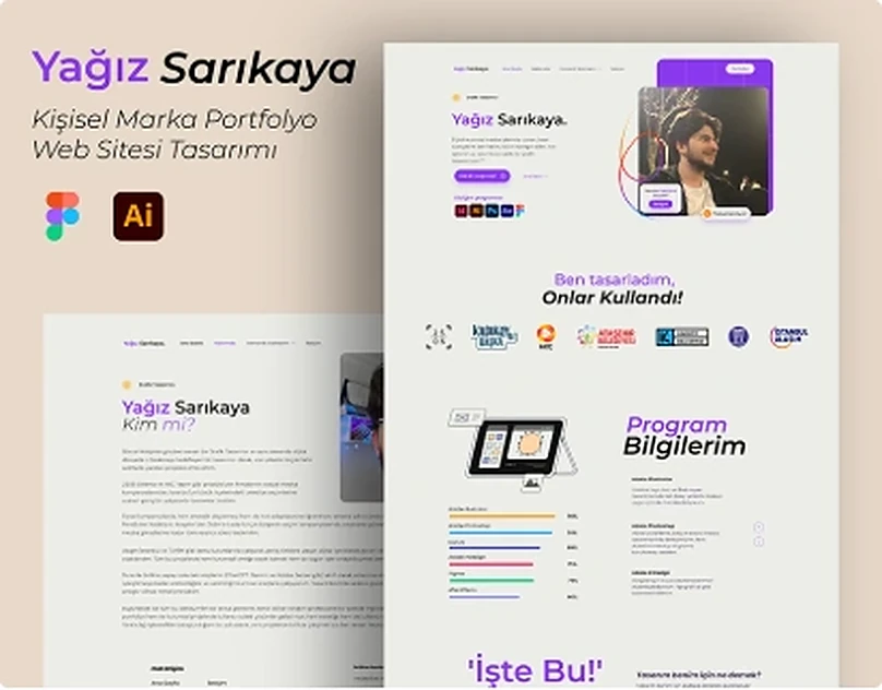 Web Site Tasarımı — Behance proje kapağı
